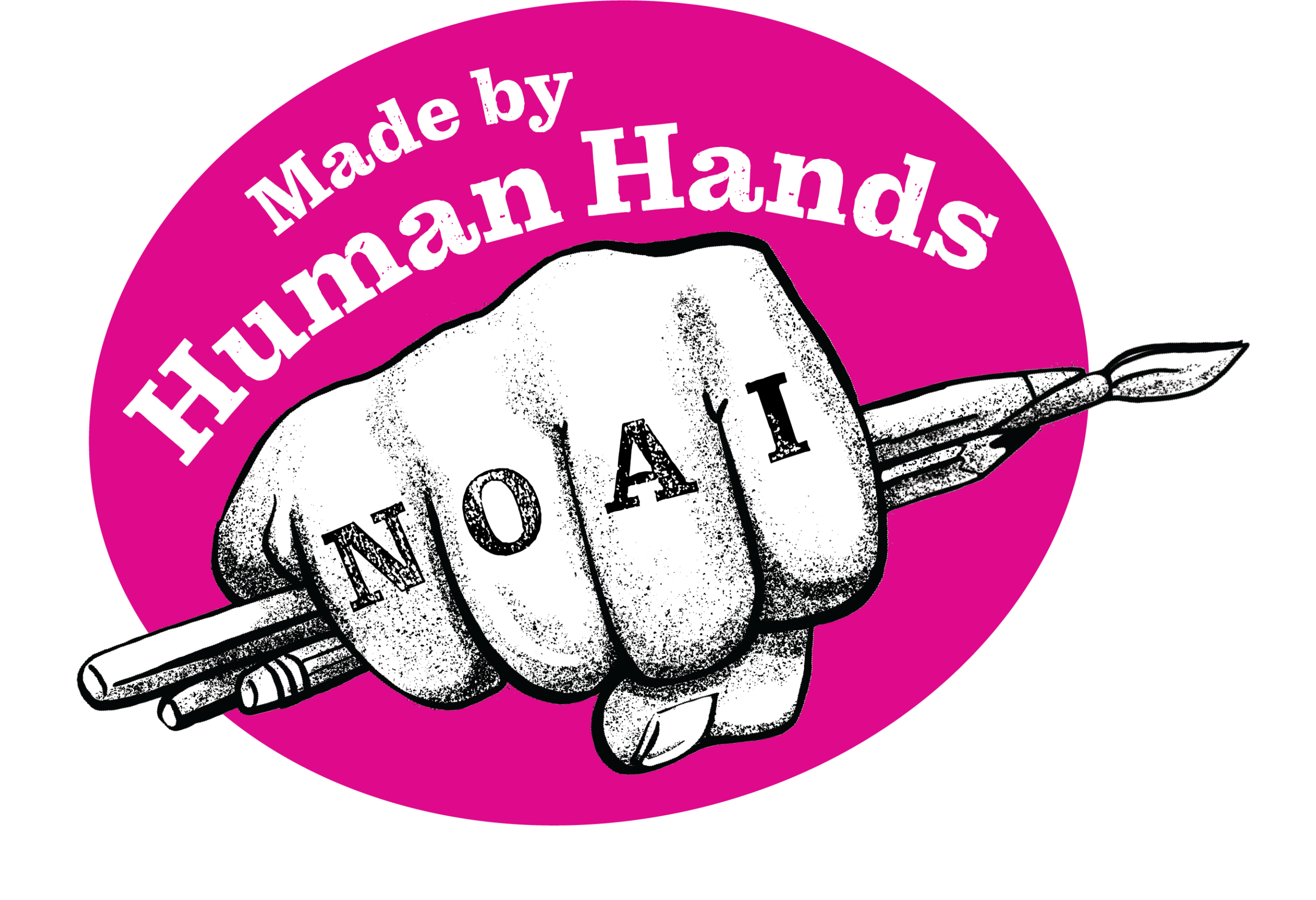 Made By Human Hands. No AI.