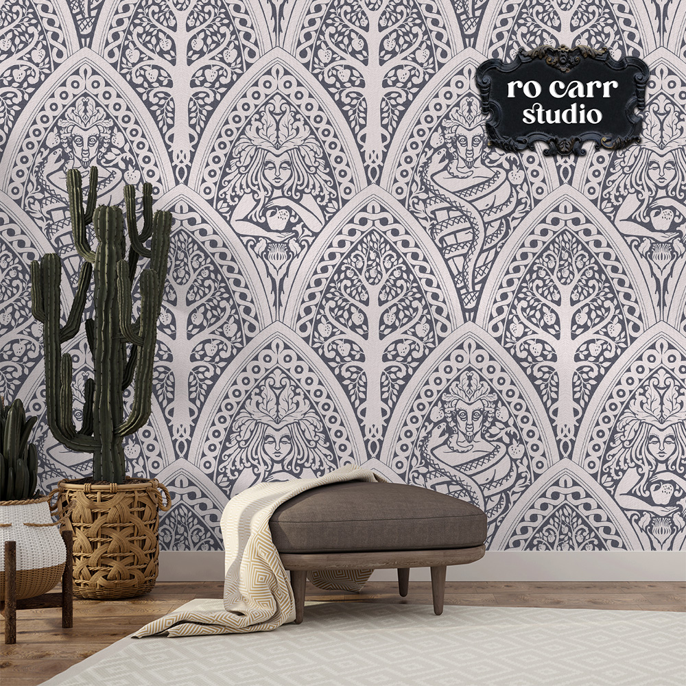 Southwestern style lounge displaying A Gothic Love Story as wallpaper.